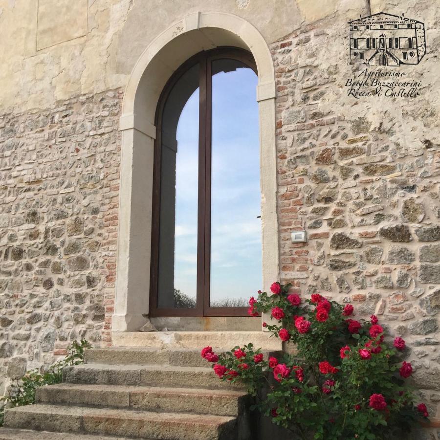 מונסליצ'ה Agriturismo Borgo Buzzaccarini Rocca Di Castello מראה חיצוני תמונה